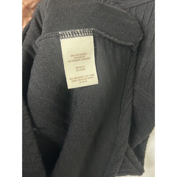 Free People Bodycon Dress Size Medium Black Striped Textured - Picture 6 of 6